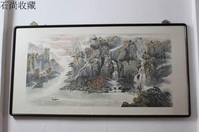 墨韵流香 福建省省级画家郑育成及其装裱保真山水画艺术